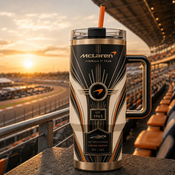 MC Art Deco Speed - Ivory, Onyx and Gold Tumbler - main