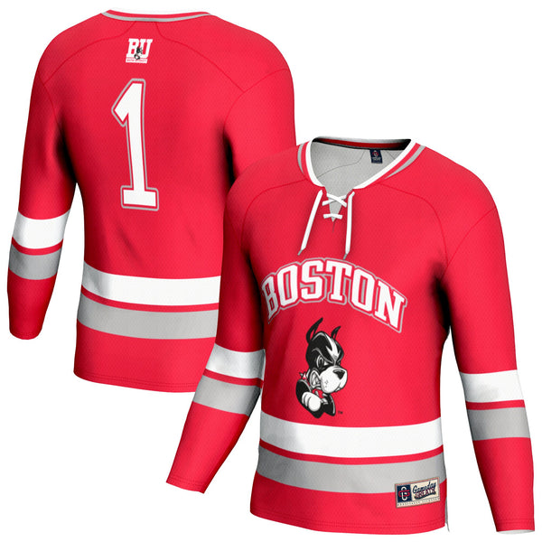 Boston University Lightweight Hockey Team Fashion Jersey - Scarlet