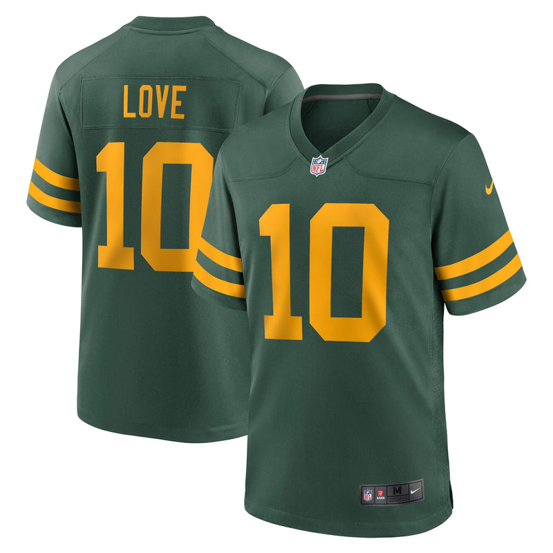 Green Bay Packers Football Jersey, Game Alternate Sportswear Jersey Shirt, Lightweight Breathable Athletic Jersey, Casual Gift for Men