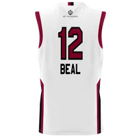 South Carolina Gamecocks Basketball Jersey, White Sportswear Jersey Shirt, Sleeveless Athletic Tank Jersey, Casual Gift for Men, Style 200402976