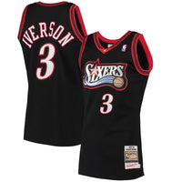 Allen Iverson Philadelphia 76ers Basketball Jersey, Black Sportswear Jersey Shirt, Sleeveless Athletic Tank Jersey, Casual Gift for Men