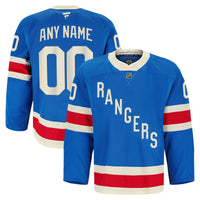 New York Rangers Hockey Jersey, Blue Authentic Sportswear Jersey Shirt, Long Sleeve Hockey Sweater Jersey, Casual Gift for Men, Style 203134978