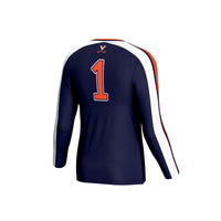 Virginia Cavaliers Volleyball Jersey, Navy Sportswear Jersey Shirt, Lightweight Breathable Athletic Jersey, Casual Gift for Men, Style 203153797