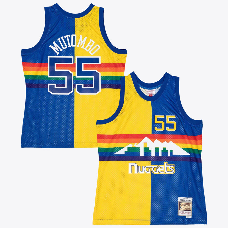 Denver Nuggets Basketball Jersey, Blue/Yellow Swingman Sportswear Jersey Shirt, Sleeveless Athletic Tank Jersey, Casual Gift for Men