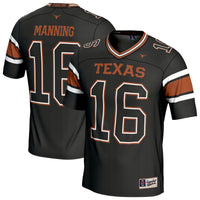 Texas Longhorns Football Jersey, Black Fashion Sportswear Jersey Shirt, Lightweight Breathable Athletic Jersey, Casual Gift for Men