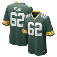 Jacob Monk Green Bay Packers Football Jersey, Game Sportswear Jersey Shirt, Lightweight Breathable Athletic Jersey, Casual Gift for Men