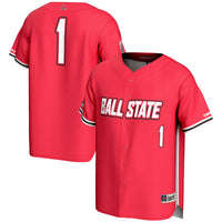 Ball State Cardinals Baseball Jersey, Sportswear Jersey Shirt, Lightweight Breathable Athletic Jersey, Casual Gift for Men, Style 201141774