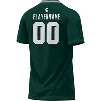 Michigan State Spartans Soccer Jersey, Sportswear Jersey Shirt, Lightweight Breathable Athletic Jersey, Casual Gift for Men, Style 201032052
