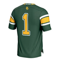 Baylor Bears Football Jersey, Green Sportswear Jersey Shirt, Lightweight Breathable Athletic Jersey, Casual Gift for Men, Style 200425373
