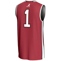 Alabama Crimson Tide Lightweight Basketball Jersey, Basketball Sportswear Jersey Shirt, Sleeveless Athletic Tank Jersey, Casual Gift for Men