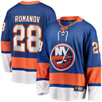 Alexander Romanov New York Islanders Hockey Jersey, Blue Sportswear Jersey Shirt, Long Sleeve Hockey Sweater Jersey, Casual Gift for Men