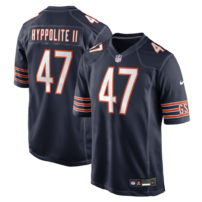 Ruben Hyppolite II Chicago Bears Football Jersey, Sportswear Jersey Shirt, Lightweight Athletic Jersey, Casual Gift for Men, Style 204397655