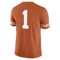Texas Longhorns Football Jersey, Orange Sportswear Jersey Shirt, Lightweight Breathable Athletic Jersey, Casual Gift for Men, Style 200894059