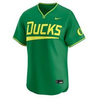 Oregon Ducks Baseball Jersey, Green Limited Sportswear Jersey Shirt, Lightweight Breathable Athletic Jersey, Casual Gift for Men