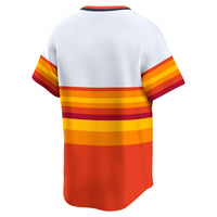 Houston Astros Baseball Jersey, White Sportswear Jersey Shirt, Lightweight Breathable Athletic Jersey, Casual Gift for Men, Style 201933635