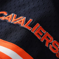 Virginia Cavaliers Mesh Full-Button Baseball Jersey, Navy Sportswear Jersey Shirt, Lightweight Breathable Athletic Jersey, Casual Gift for Men
