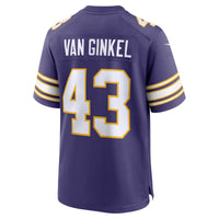 Andrew Van Ginkel Minnesota Vikings Football Jersey, Sportswear Jersey Shirt, Lightweight Athletic Jersey, Casual Gift for Men, Style 202475110