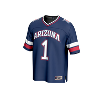 Arizona Wildcats Football Jersey, Navy Fashion Sportswear Jersey Shirt, Lightweight Breathable Athletic Jersey, Casual Gift for Men