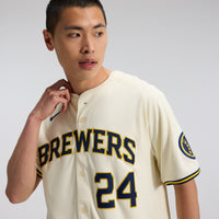 William Contreras Milwaukee Brewers Baseball Jersey, Sportswear Jersey Shirt, Lightweight Athletic Jersey, Casual Gift for Men, Style 202768480