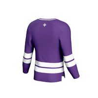 Furman Paladins Hockey Jersey, Purple Sportswear Jersey Shirt, Long Sleeve Hockey Sweater Jersey, Casual Gift for Men