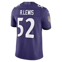 Ray Lewis Baltimore Ravens Football Jersey, Purple Limited Sportswear Jersey Shirt, Lightweight Breathable Athletic Jersey, Casual Gift for Men