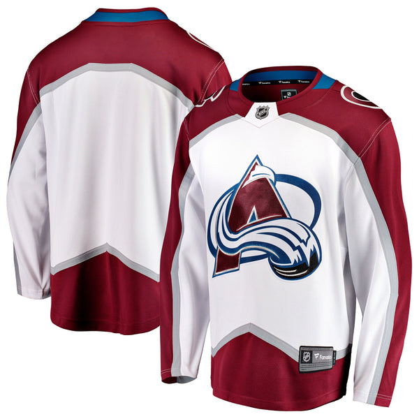 Colorado Avalanche White Away Breakaway Jersey