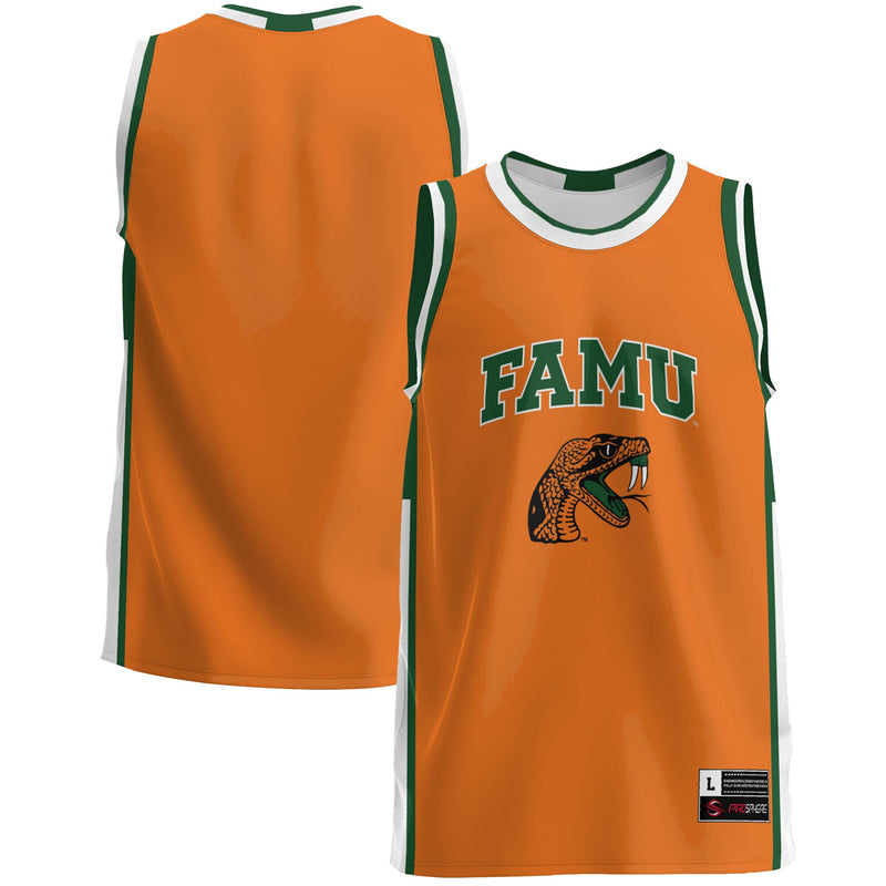 Florida A&M Rattlers Lightweight Basketball Jersey, Green Sportswear Jersey Shirt, Sleeveless Athletic Tank Jersey, Casual Gift for Men