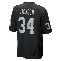 Bo Jackson Las Vegas Raiders Football Jersey, Black Game Sportswear Jersey Shirt, Lightweight Breathable Athletic Jersey, Casual Gift for Men
