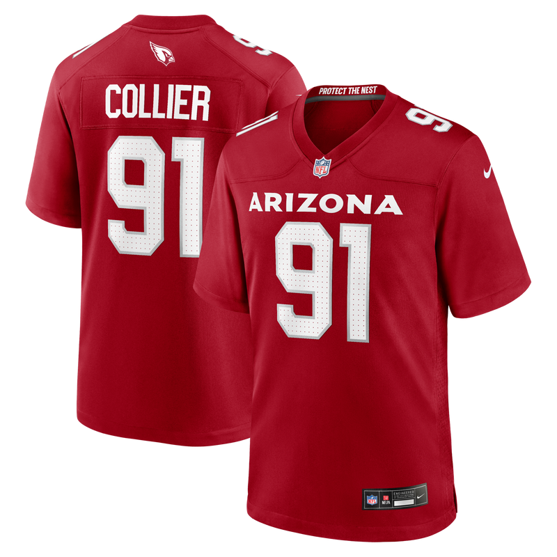 L.J. Collier Arizona Cardinals Football Jersey, Cardinal Sportswear Jersey Shirt, Lightweight Breathable Athletic Jersey, Casual Gift for Men