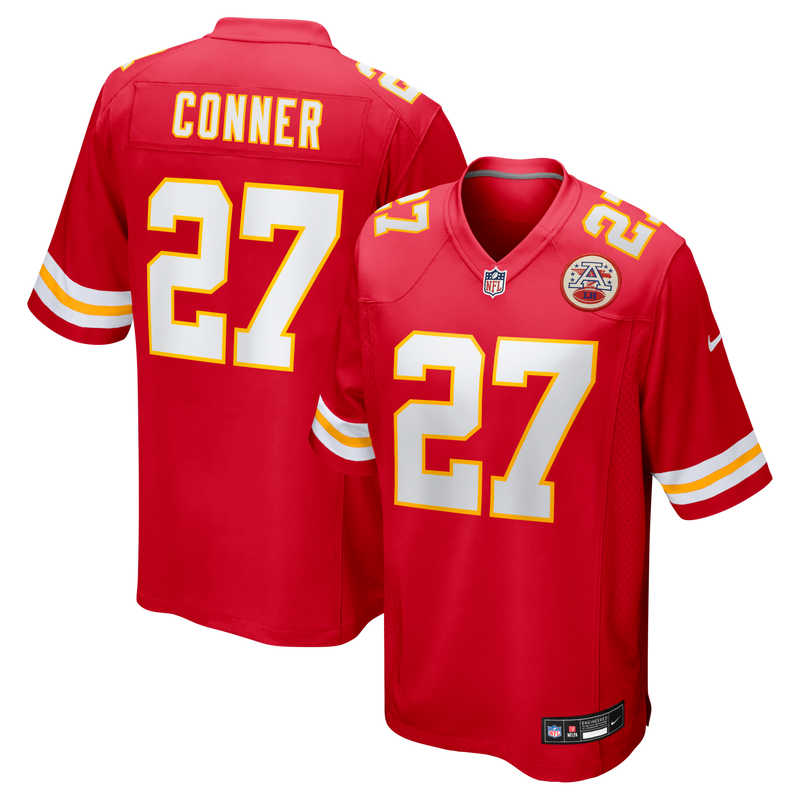 Chamarri Conner Kansas City Chiefs Football Jersey, Red Sportswear Jersey Shirt, Lightweight Breathable Athletic Jersey, Casual Gift for Men