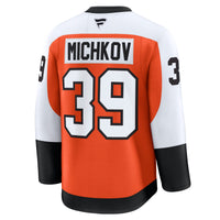 Matvei Michkov Philadelphia Flyers Hockey Jersey, Orange Premium Sportswear Jersey Shirt, Long Sleeve Hockey Sweater Jersey, Casual Gift for Men