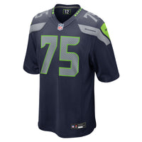 Anthony Bradford Seattle Seahawks Football Jersey, Navy Sportswear Jersey Shirt, Lightweight Breathable Athletic Jersey, Casual Gift for Men