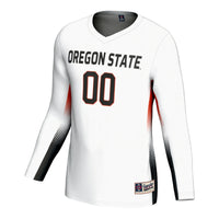 Oregon State Beavers Volleyball Jersey, White Lightweight Sportswear Jersey Shirt, Lightweight Breathable Athletic Jersey, Casual Gift for Men