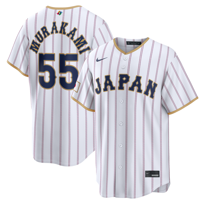 Japan Munetaka Murakami White 2026 World Classic Home Baseball Jersey, Sportswear Jersey Shirt, Lightweight Athletic Jersey, Casual Gift for Men