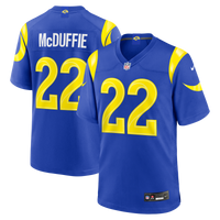 Trent McDuffie Los Angeles Rams Football Jersey, Royal Game Sportswear Jersey Shirt, Lightweight Breathable Athletic Jersey, Casual Gift for Men