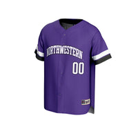 Northwestern Wildcats Baseball Jersey, Sportswear Jersey Shirt, Lightweight Breathable Athletic Jersey, Casual Gift for Men, Style 202495556