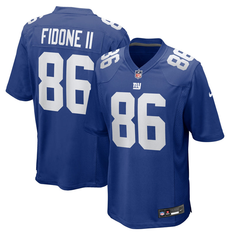 Thomas Fidone II New York Giants Football Jersey, Royal Sportswear Jersey Shirt, Lightweight Breathable Athletic Jersey, Casual Gift for Men