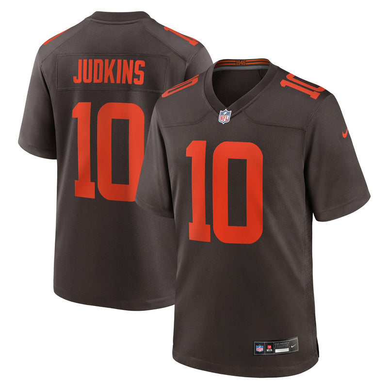 Quinshon Judkins Cleveland Browns Football Jersey, Sportswear Jersey Shirt, Lightweight Athletic Jersey, Casual Gift for Men, Style 203568027