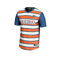 Florida Gators Lightweight Soccer Jersey, Royal Fashion Sportswear Jersey Shirt, Lightweight Breathable Athletic Jersey, Casual Gift for Men