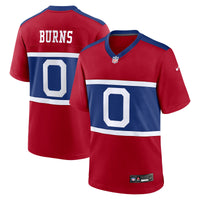 Brian Burns New York Giants Football Jersey, Red Game Sportswear Jersey Shirt, Lightweight Breathable Athletic Jersey, Casual Gift for Men