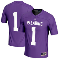 Furman Paladins Football Jersey, Purple Fashion Lightweight Sportswear Jersey Shirt, Lightweight Breathable Athletic Jersey, Casual Gift for Men
