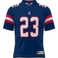 Arizona Wildcats Football Jersey, Navy Sportswear Jersey Shirt, Lightweight Breathable Athletic Jersey, Casual Gift for Men, Style 200425129