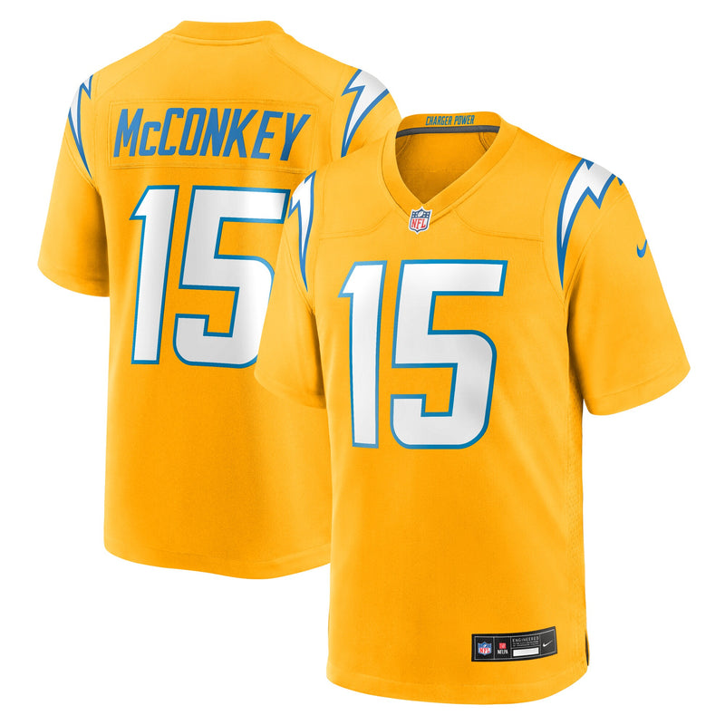 Ladd McConkey Los Angeles Chargers Football Jersey, Sportswear Jersey Shirt, Lightweight Athletic Jersey, Casual Gift for Men, Style 202633159