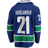 Nils Hoglander Vancouver Canucks Hockey Jersey, Blue Breakaway Sportswear Jersey Shirt, Long Sleeve Hockey Sweater Jersey, Casual Gift for Men