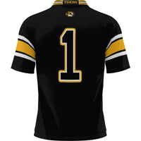 Missouri Tigers Football Jersey, Black Sportswear Jersey Shirt, Lightweight Breathable Athletic Jersey, Casual Gift for Men, Style 200425296