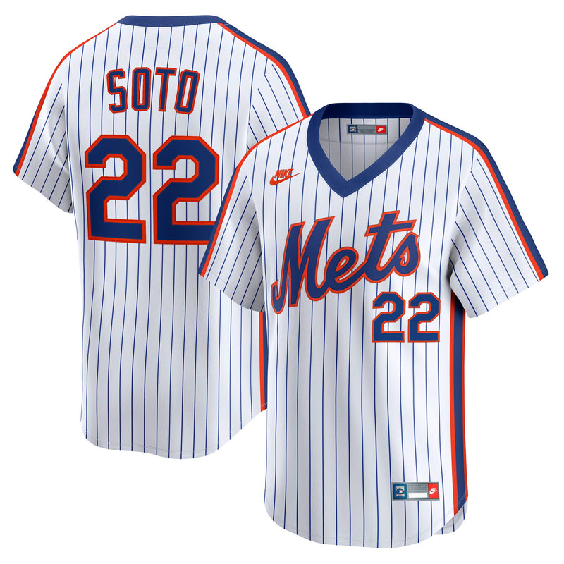 Juan Soto New York Mets Baseball Jersey, White Limited Sportswear Jersey Shirt, Lightweight Breathable Athletic Jersey, Casual Gift for Men