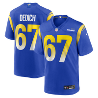 Justin Dedich Los Angeles Rams Football Jersey, Royal Game Sportswear Jersey Shirt, Lightweight Breathable Athletic Jersey, Casual Gift for Men
