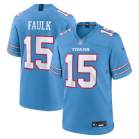 Keldric Faulk Tennessee Titans Football Jersey, Light Blue Sportswear Jersey Shirt, Lightweight Breathable Athletic Jersey, Casual Gift for Men