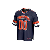Virginia Cavaliers Football Jersey, Navy Sportswear Jersey Shirt, Lightweight Breathable Athletic Jersey, Casual Gift for Men, Style 202073242