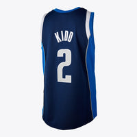 Ash Blue Dallas Mavericks Basketball Jersey, Authentic Swingman Sportswear Jersey Shirt, Sleeveless Athletic Tank Jersey, Casual Gift for Men
